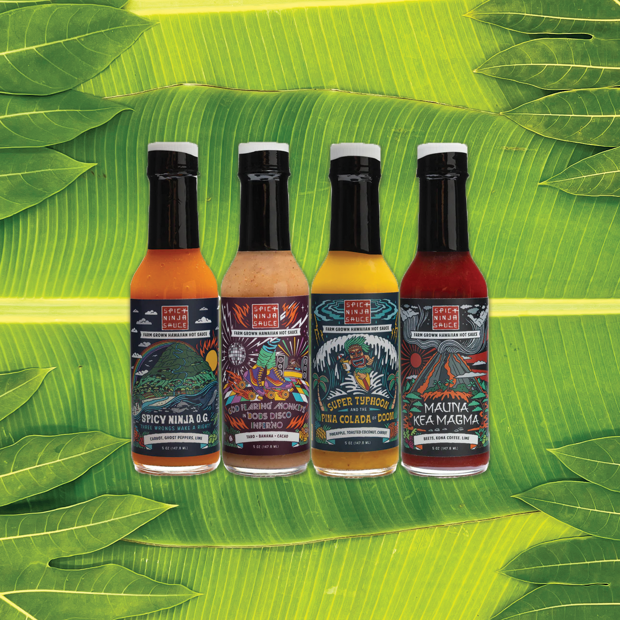 Spicy Ninja Hot Sauces — lavaloha